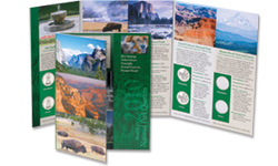 National Park Quarters Colorful Folder 2010