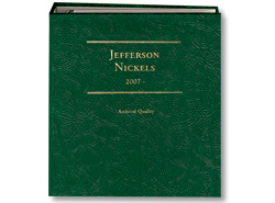 Jefferson Nickel Coins Album Binder Organizer 1976-2006 Collector Collection 